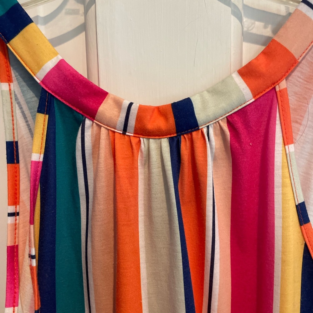 Bright and vibrant hater dress